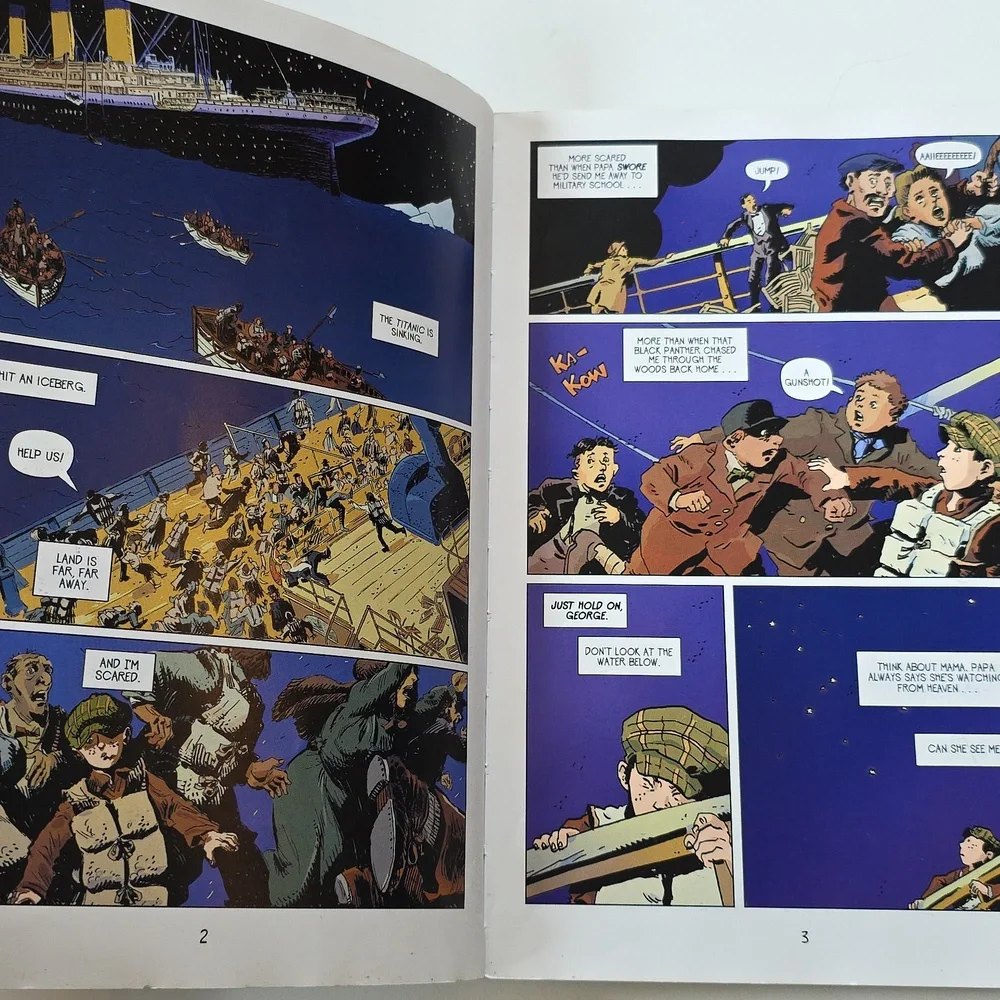I Survived Graphic Novel Books - Great Chicago Fire, Titanic And Nazi Invasion